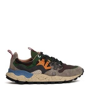 Flower Mountain Sneakers Yamano 3 Man In Suede/Nylon Camo - NWT